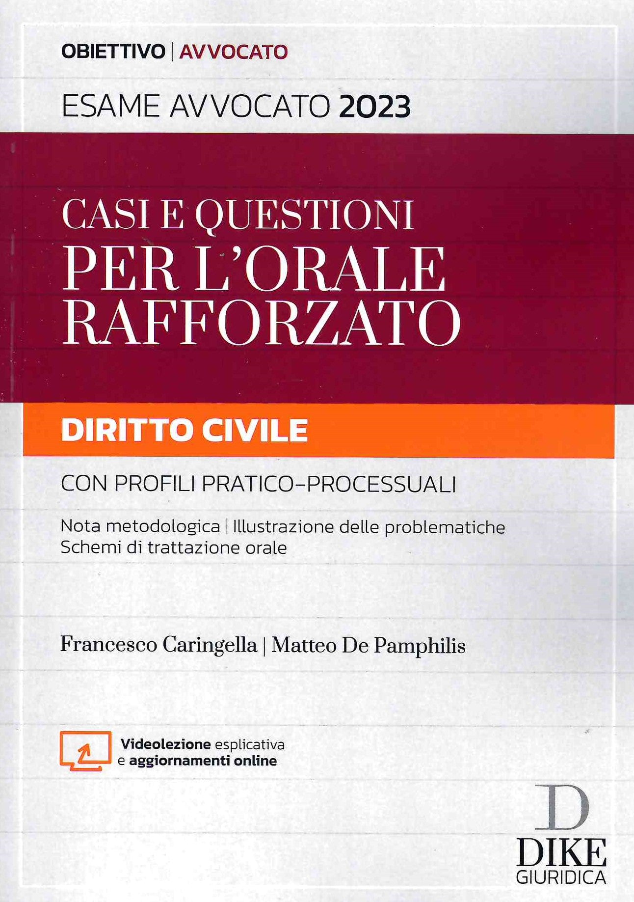 Casi e questioni orale rafforzato civile - Caringella
