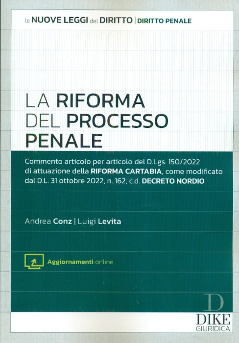 Riforma del processo penale - Conz