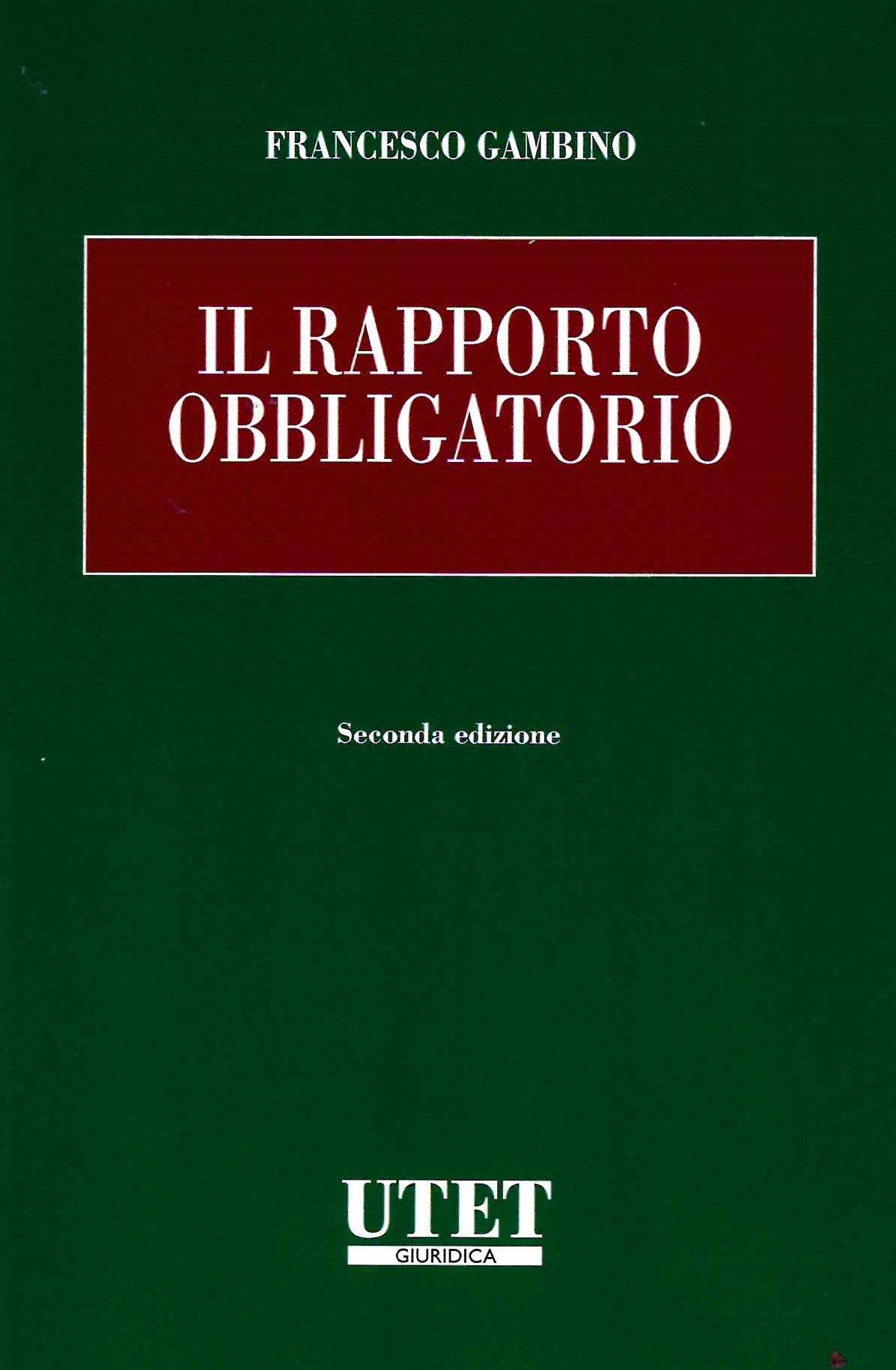 RAPPORTO OBBLIGATORIO 2ED. - GAMBINO