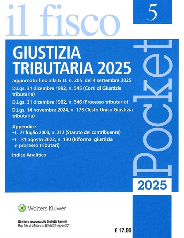 Giustizia Tributaria 2025 - Pocket