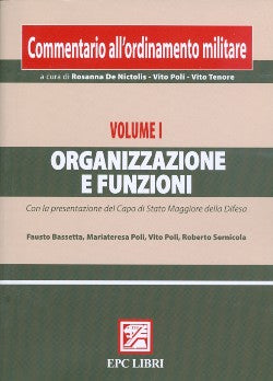 Ordinamento militare vol.1 organ.funzion - De Nictolis Bassetta