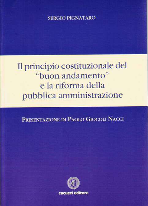 Il principio costituzionale del "buon - Pignataro Sergio
