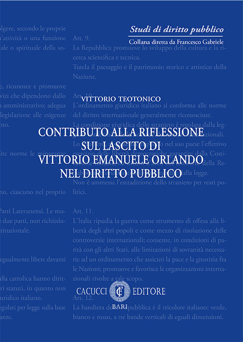 Contributo alla riflessione lascito - Teotonico
