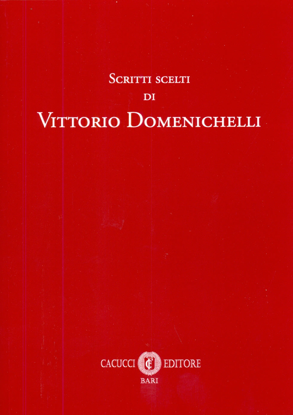 Scritti scelti vittorio domenichelli -