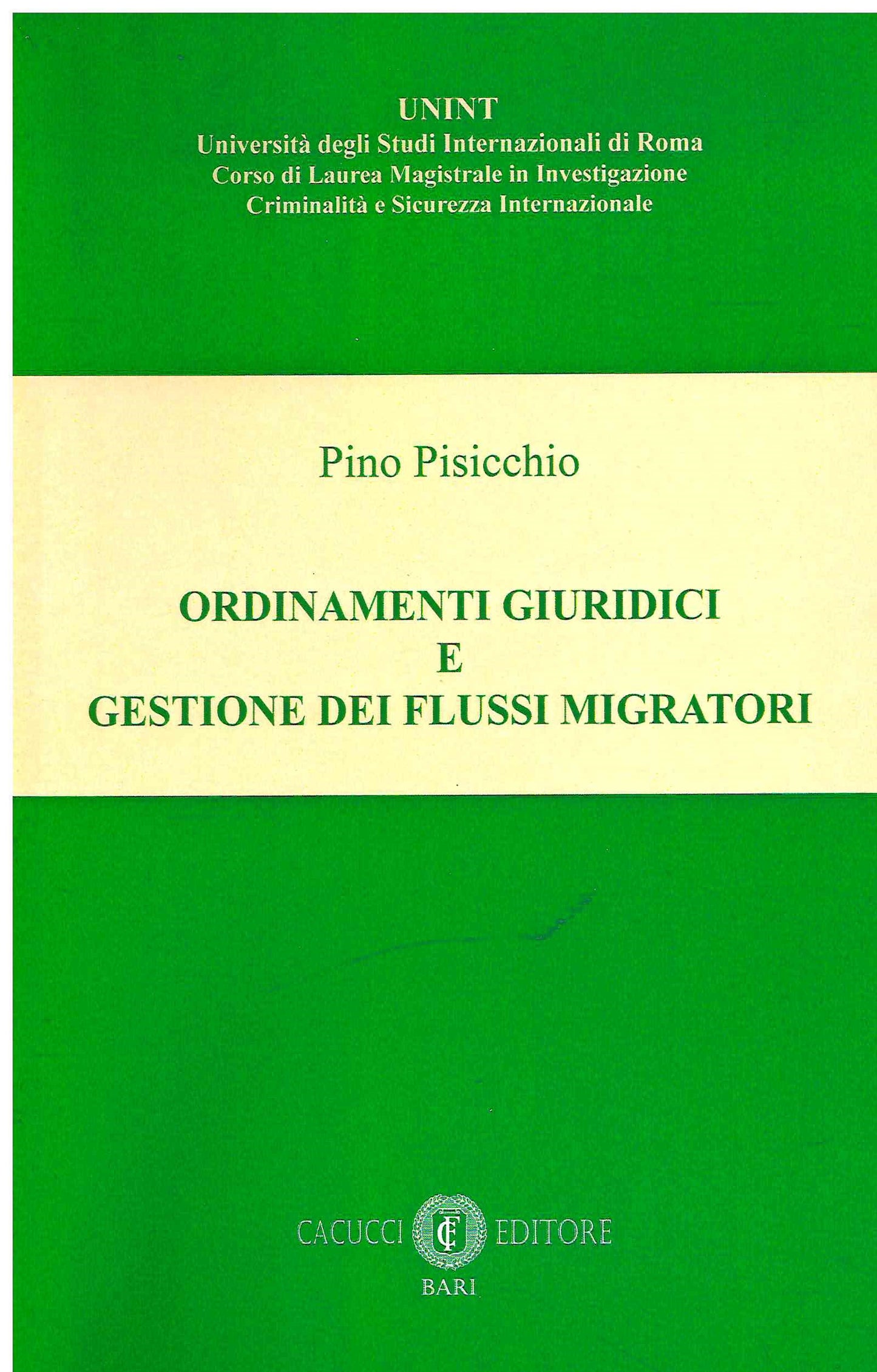 Ordinamenti giuridici gestione flussi - Pisicchio