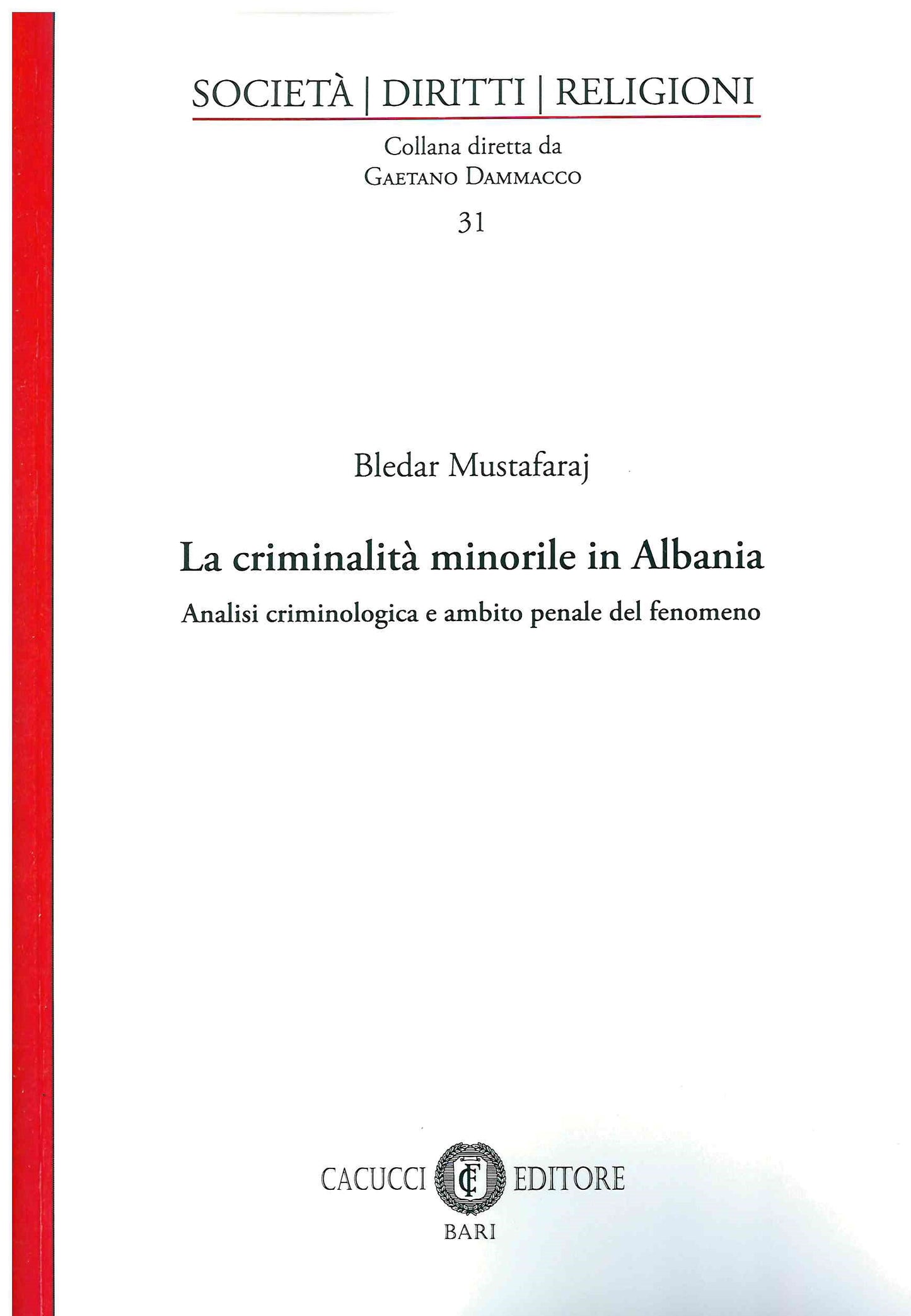 Criminalità minorile in albania - Mustafaraj