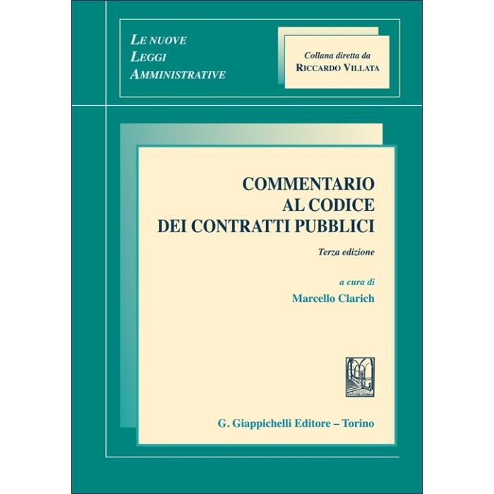 Commentario al codice dei contratti pubblici 2025 - Clarich Marcello