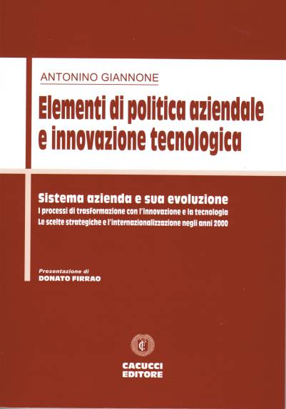 Elementi politica aziendale innovaz.tecn - Giannone