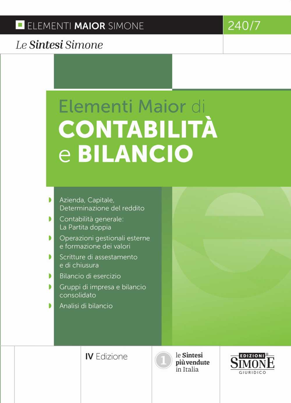 Elementi maior contabilità e bilancio 2023