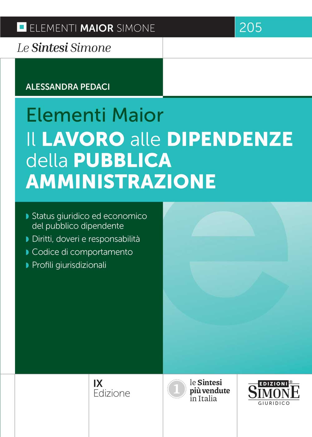 Elementi maior lavoro dipendenze della pubblica amministrazione 2023 - Pedaci
