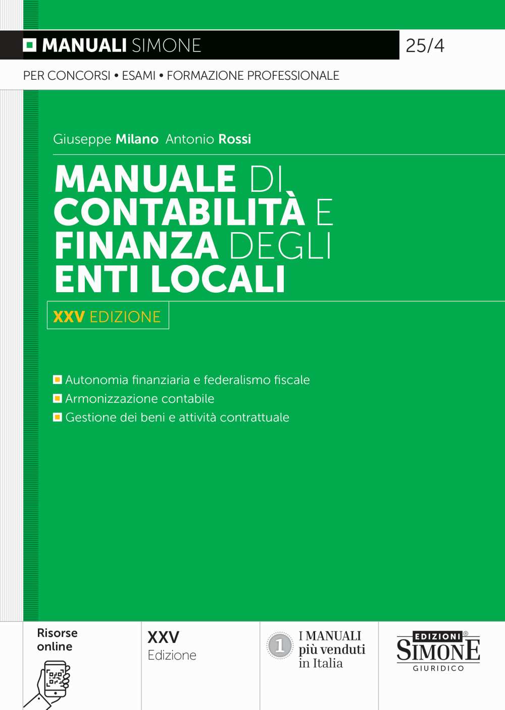 Manuale di contabilità e finanza degli enti locali - Milano ,Rossi