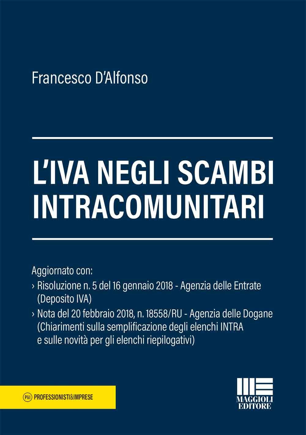 Iva negli scambi intracomunitari - D'Alfonso