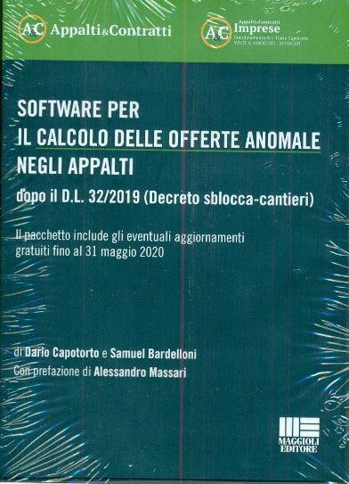 Software calcolo offerte anomale appalti - Anania
