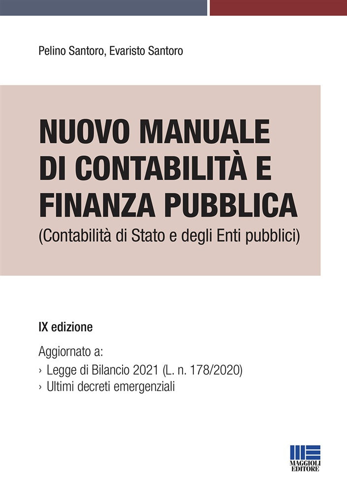Manuale contabilità finanza pubblica 9ed - Santoro