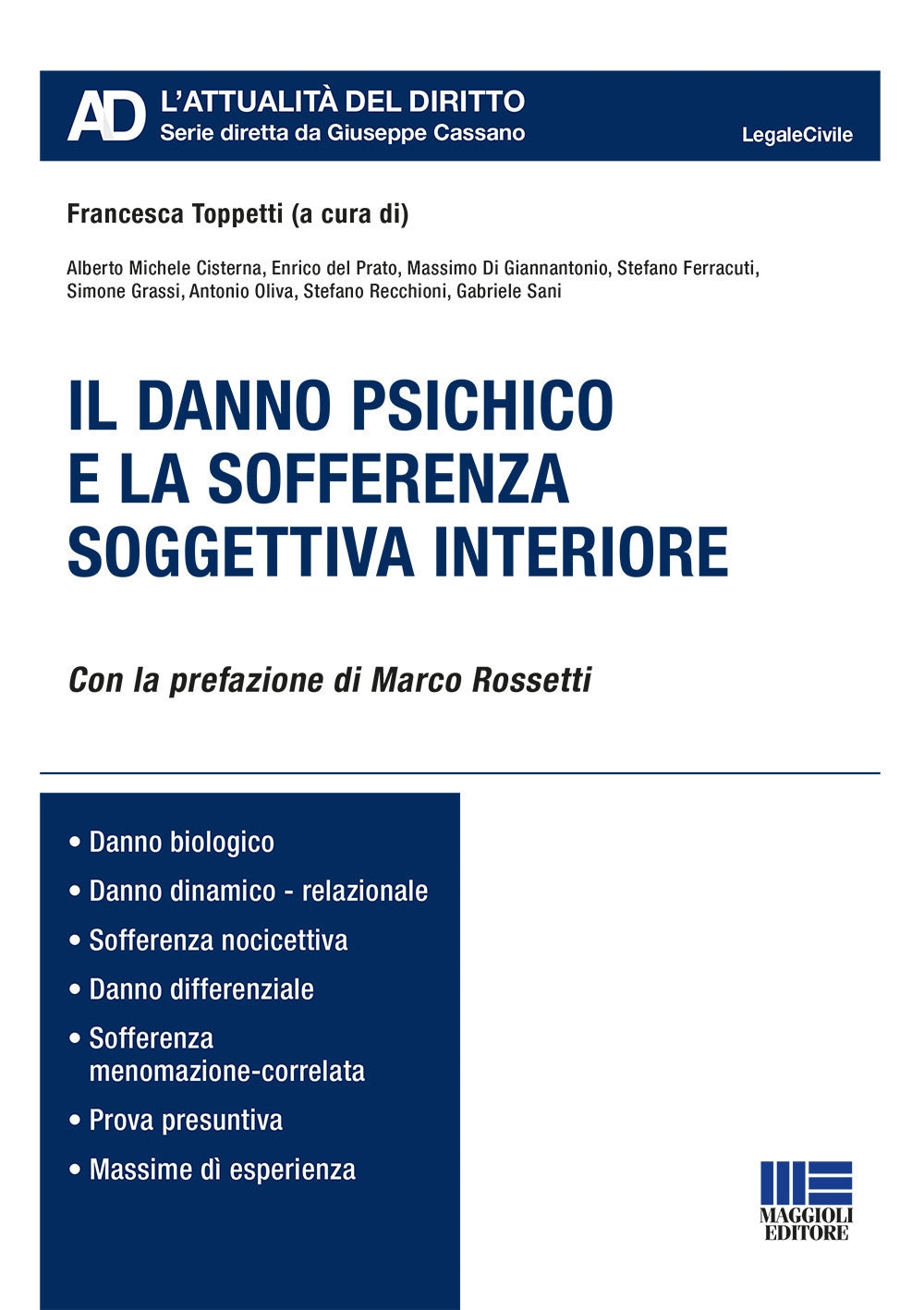Danno psichico sofferenza sogg.interiore - Toppetti