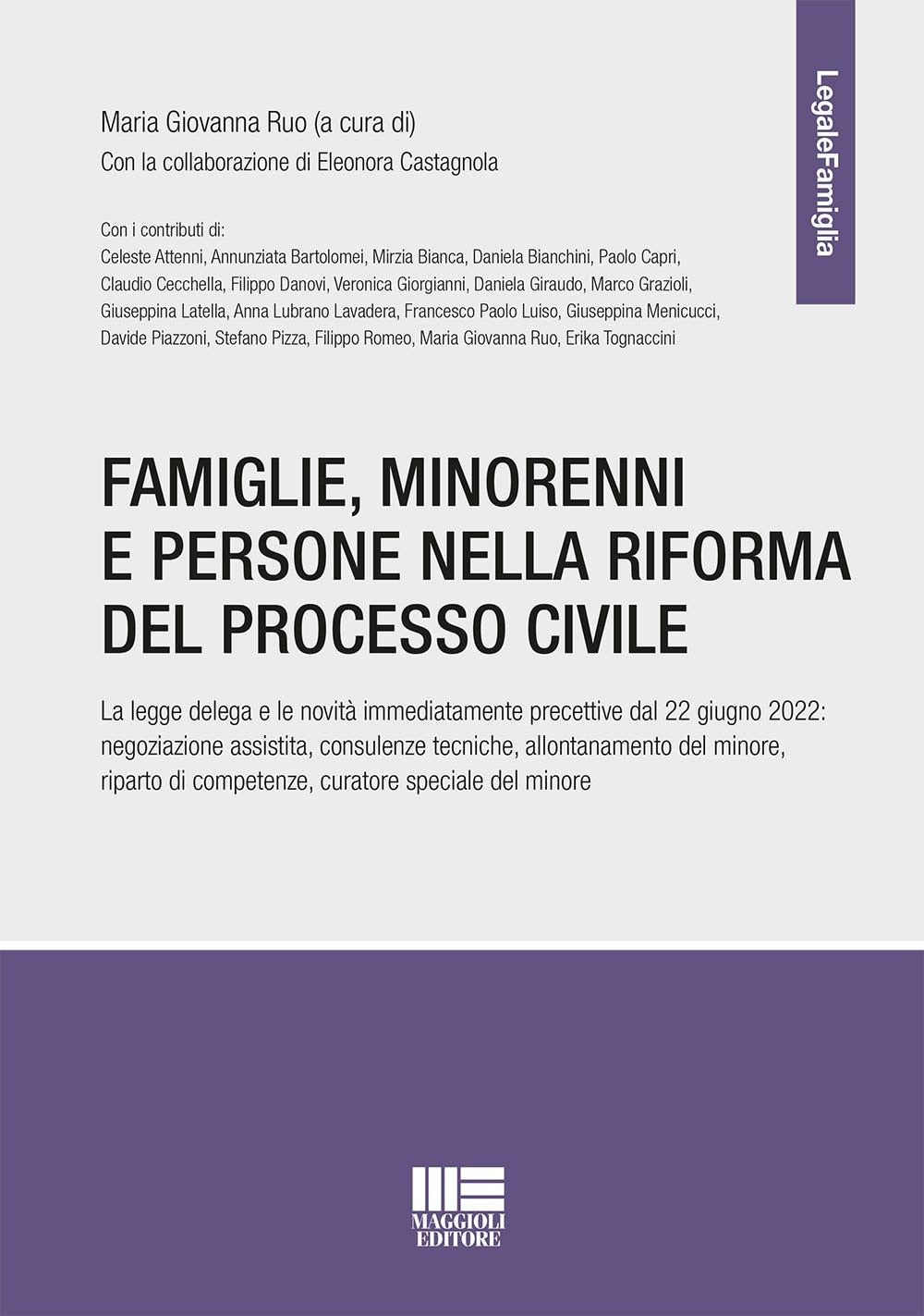 Famiglia minorenni pers.riforma pr.civil - Ruo
