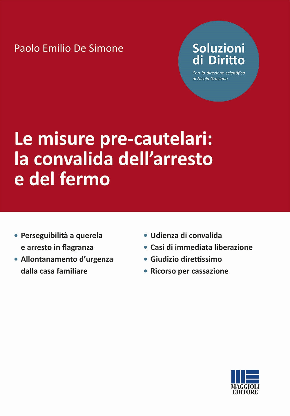 Misure precautelari conval.arresto fermo - De Simone