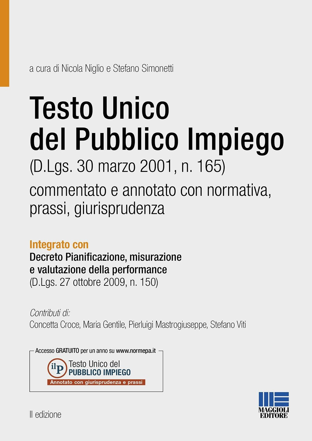Testo unico pubblico impiego comm.2023 - Niglio