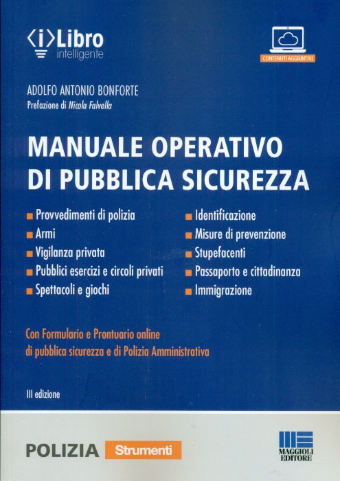 Manuale operativo pubblica sicurezza 3ed - Bonforte
