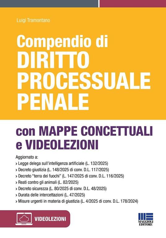 Compendio di Diritto Processuale penale. con Mappe Concettuali e Videolezioni. Con mappe concettuali e videolezioni - Luigi Tramontano