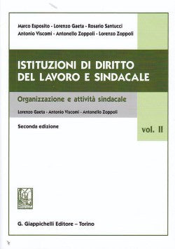 Istituzioni diritto lavoro vol.2 2ed. - Esposito Zoppoli