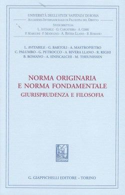 Norma originaria norma fondamentale - Romano
