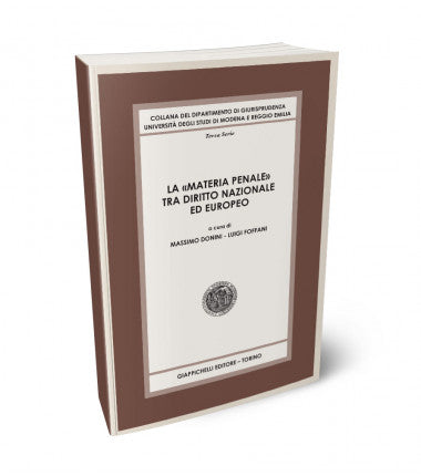 Materia penale tra diritto naz.europeo - Donini