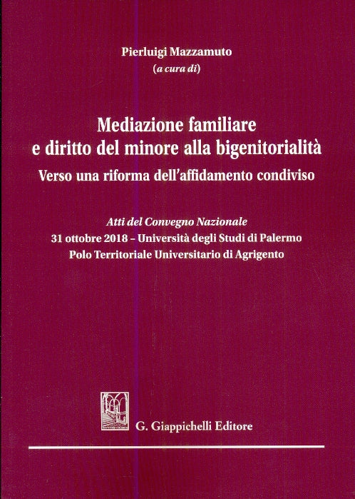 Mediazione familiare dir.minore bigenit. - Mazzamuto