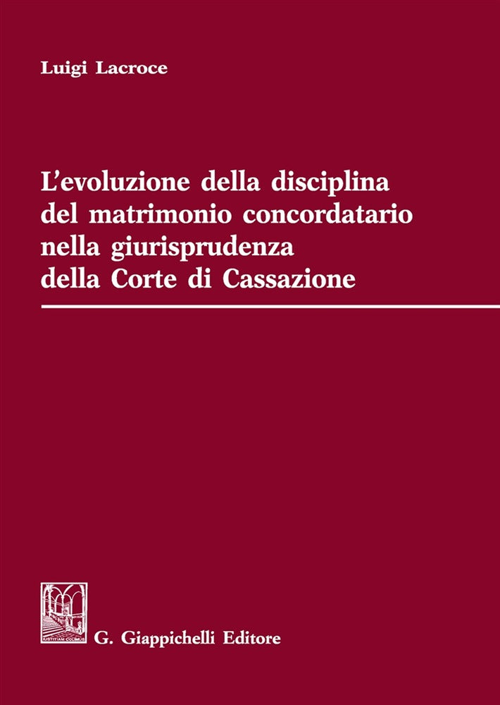 Evoluzione disciplina matr.conc. - Lacroce