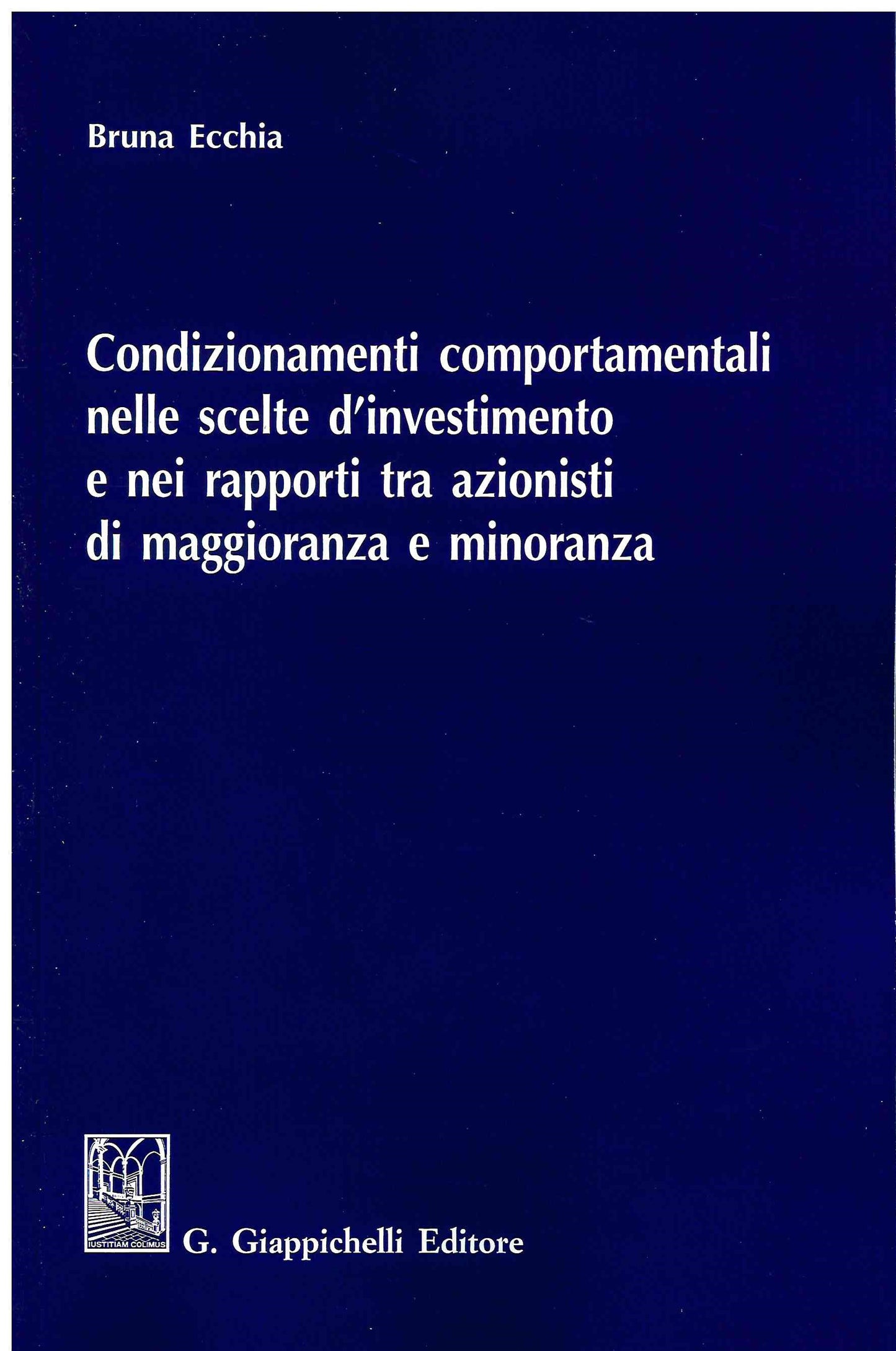 Condizionamenti comportamentali - Ecchia