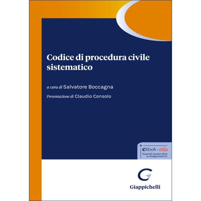 Codice di procedura civile sistematico - Boccagna Salvatore