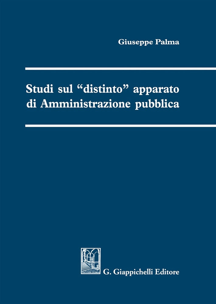 Studi sul distinto apparato amm.pubblica - Palma