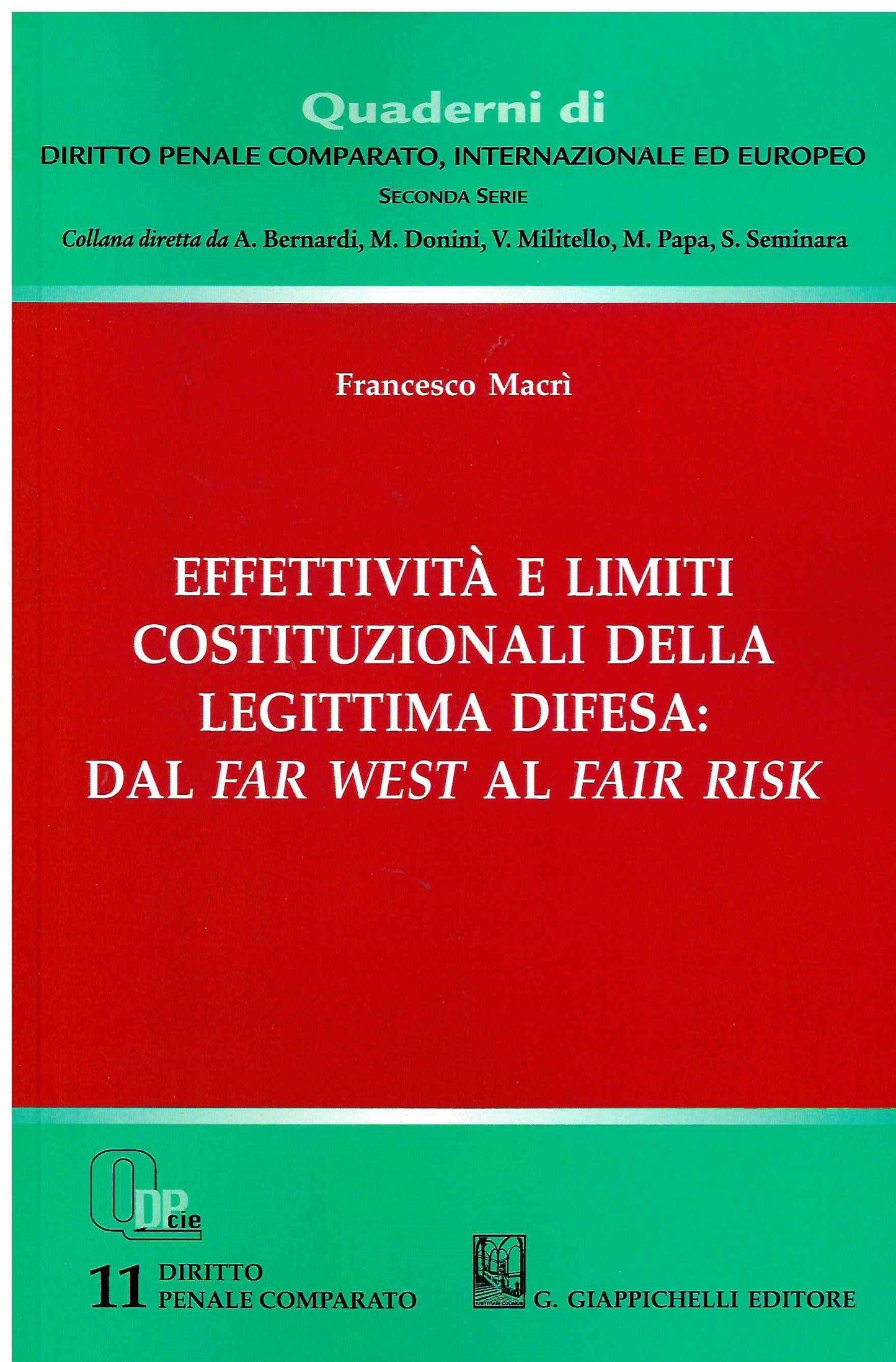 Effettività e limiti costituzionali - Macrì