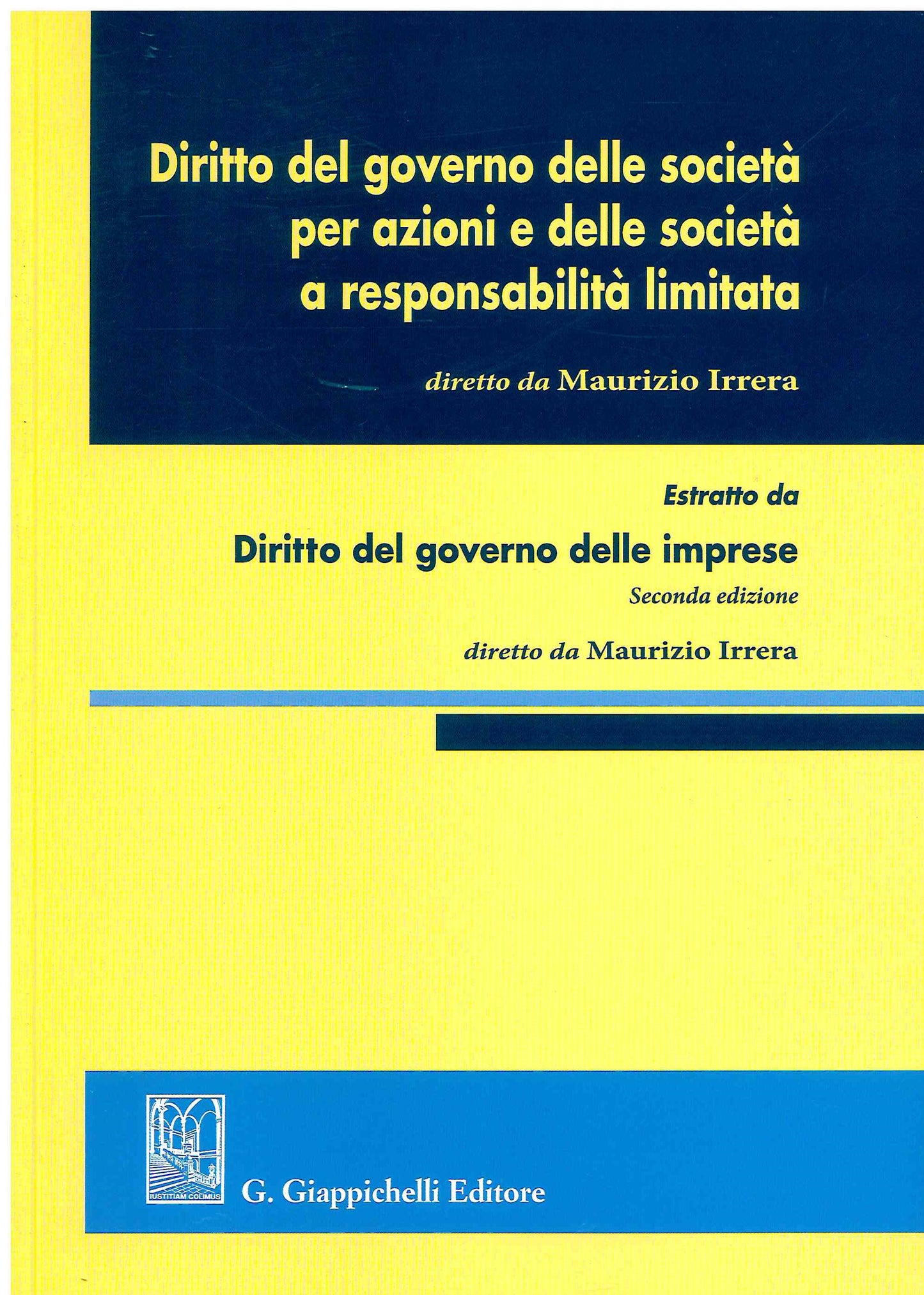 Diritto governo società estratto - Irrera