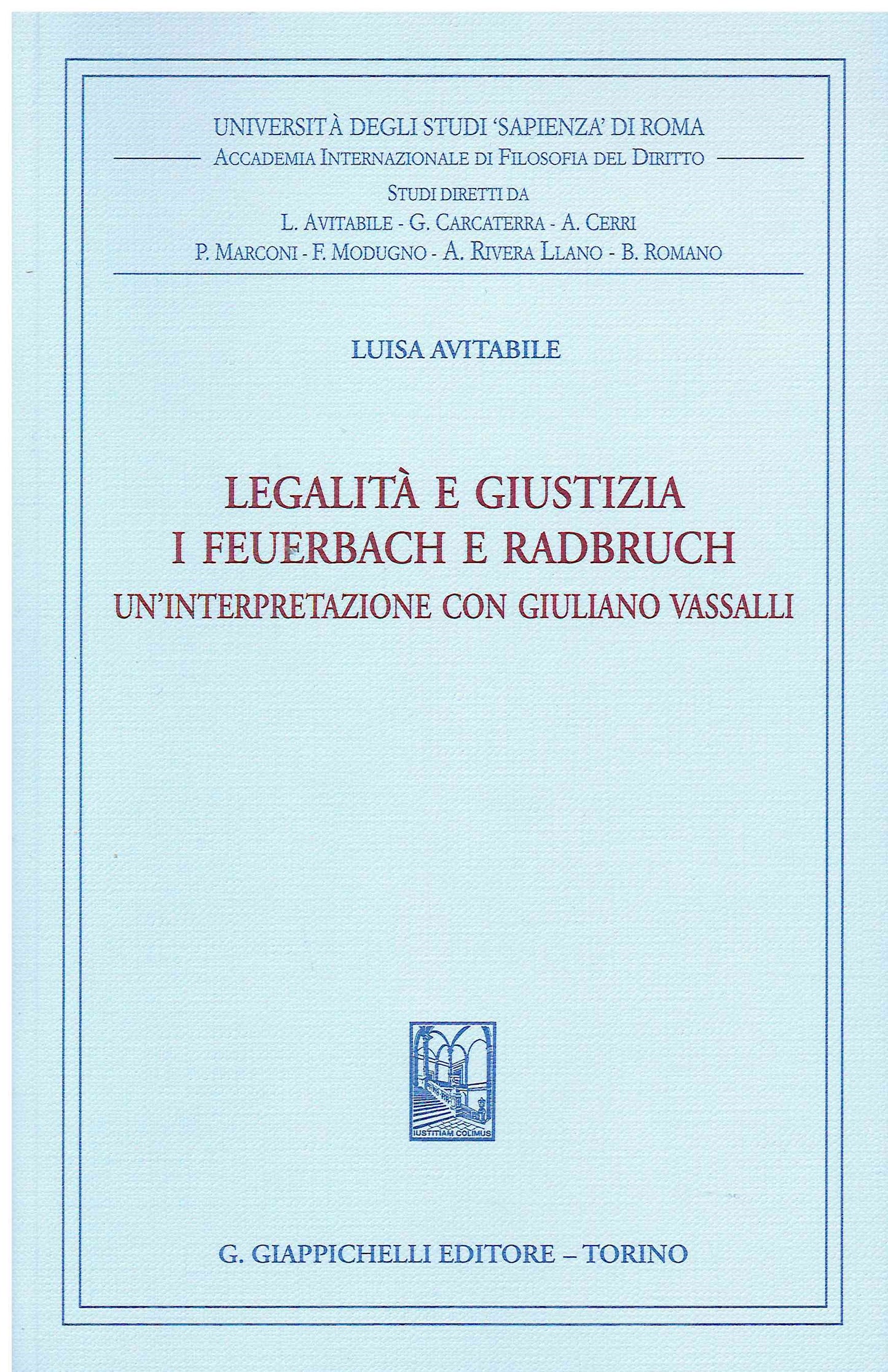 Legalità e giustizia - Avitabile