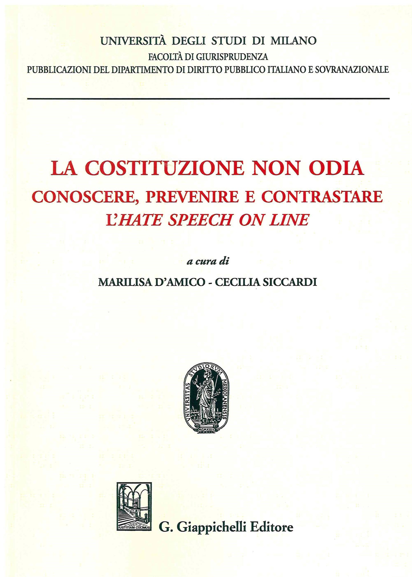 Costituzione non odia - D'Amico