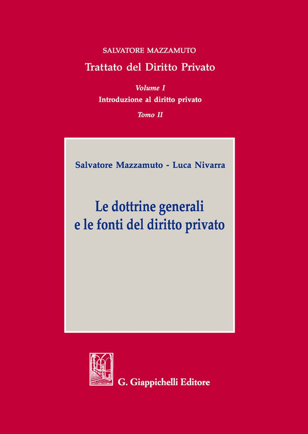 Dottrine generali e fonti tomo 2 - Mazzamuto Nivarra