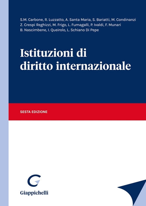 Istituzioni di diritto internazionale (6 ed.) - Carbone