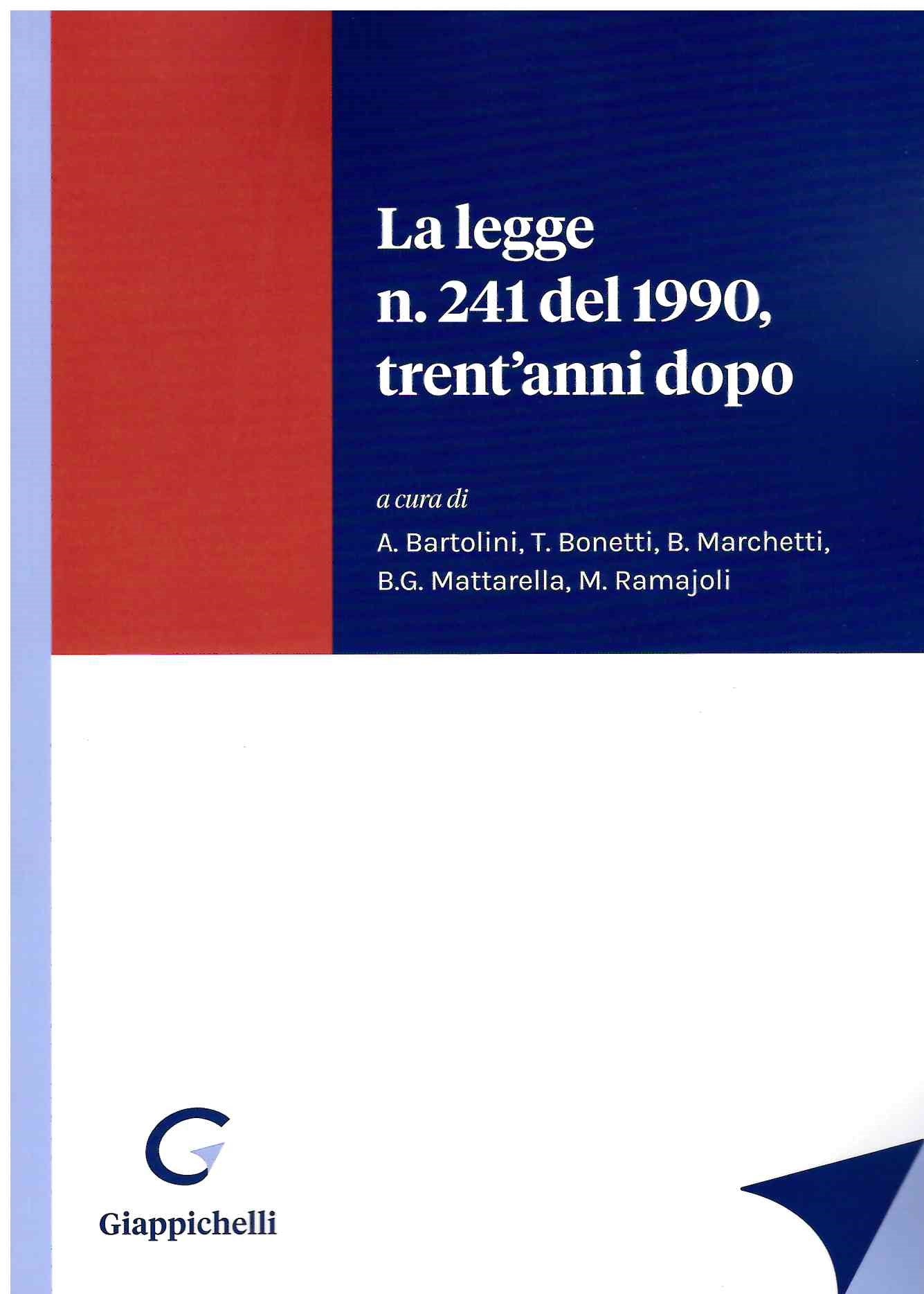 Legge 241 del 1990 trenta anni dopo - AA.VV.
