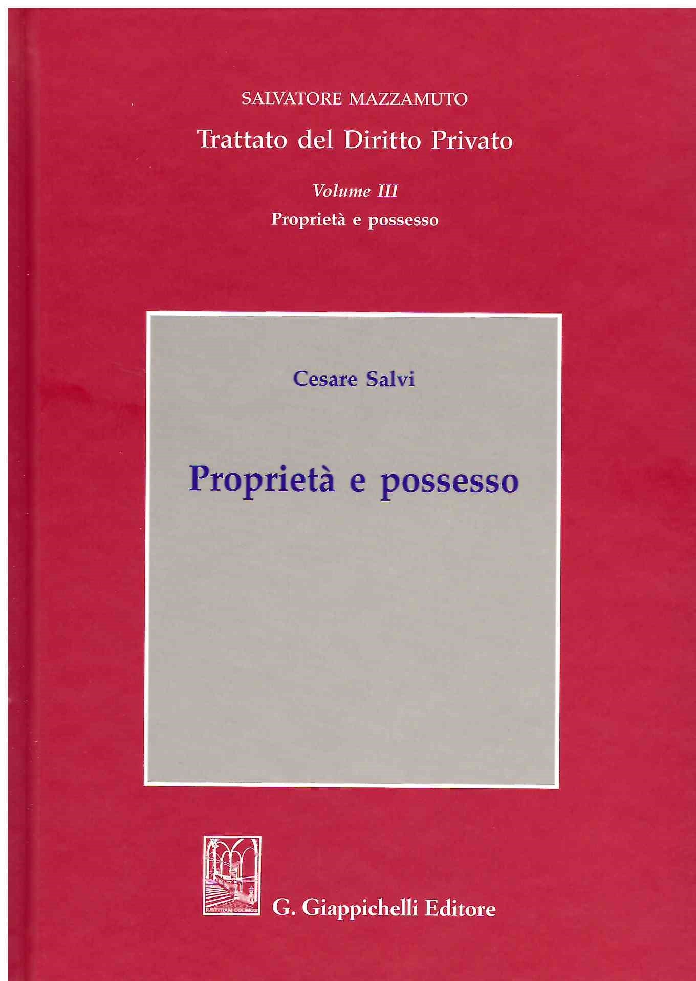 Proprieta' e possesso - Salvi