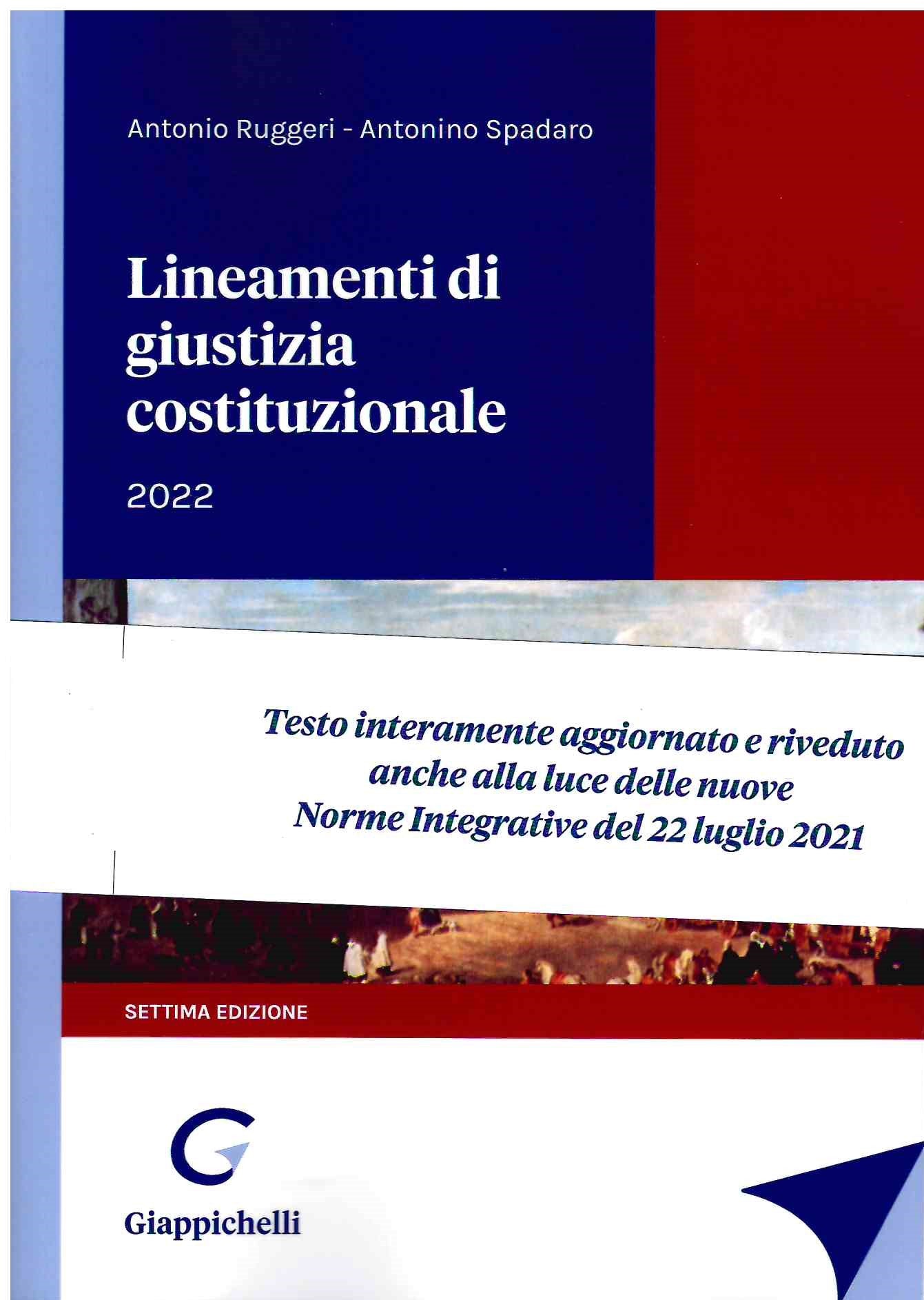 Lineamenti giustizia costi.le 7ed. - Ruggeri