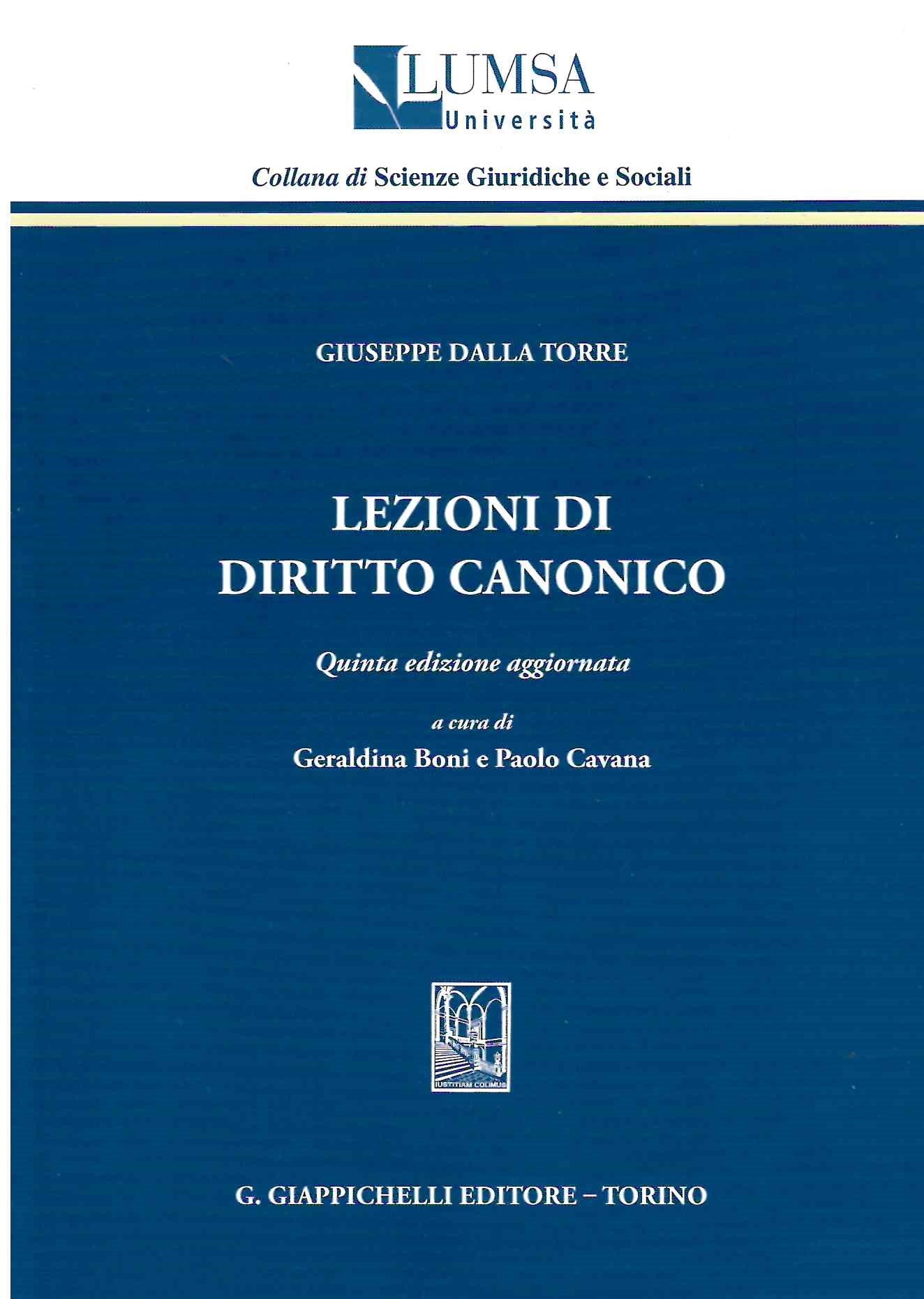 Lezioni diritto canonico 5ed.agg. - Dalla Torre