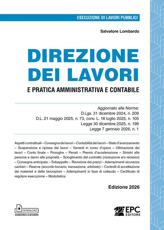 Direzione dei lavori e pratica amministrativa e contabile - Salvatore Lombardo