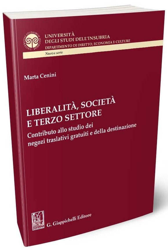 Liberalita' societa' e terzo settore - Cenini