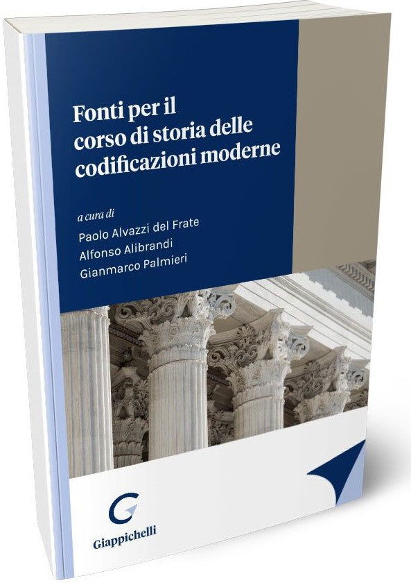 Fonti corso storia codificazioni moderne - Alvazzi Del Frate
