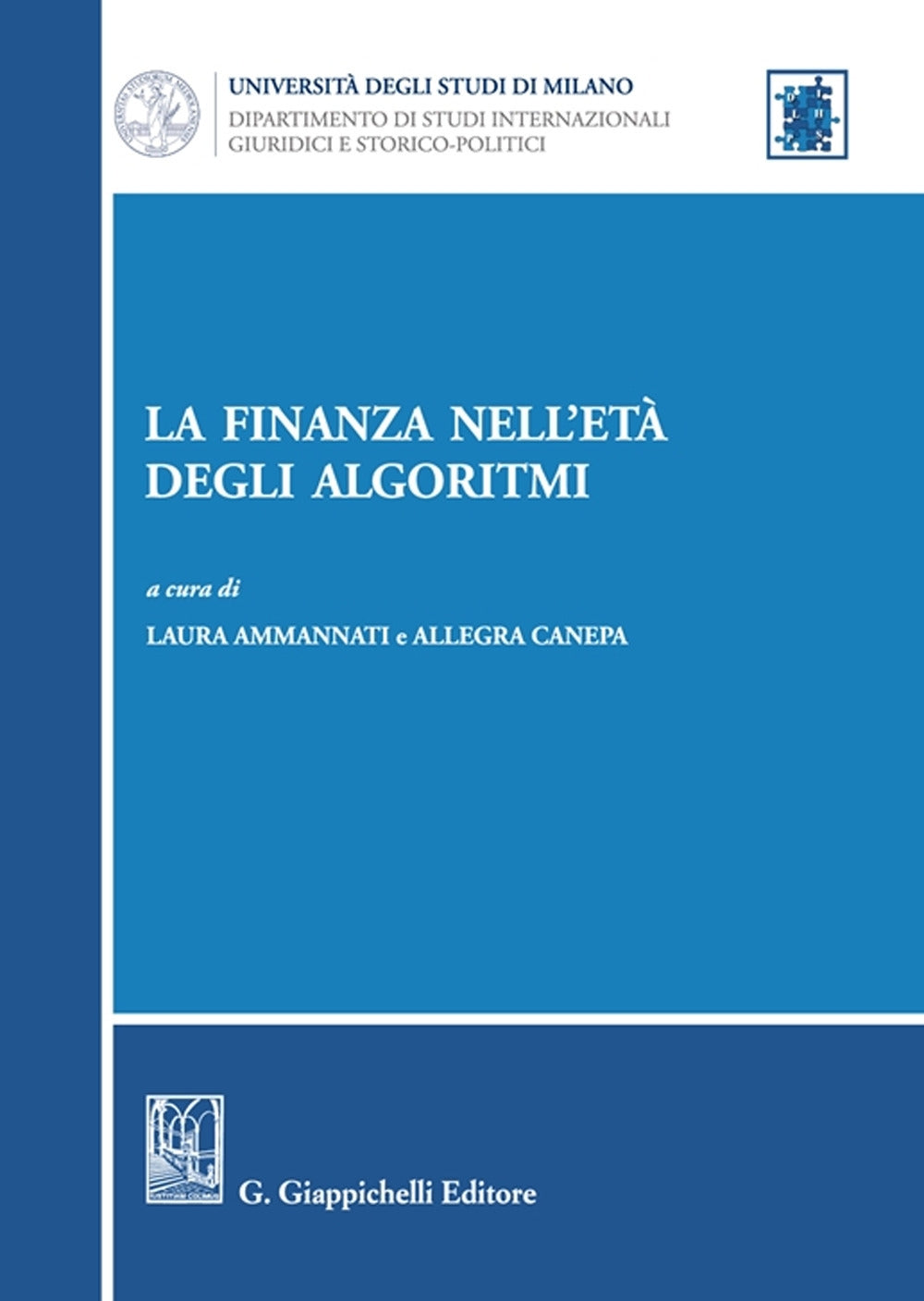 Finanza nell eta degli algoritmi - Ammannati