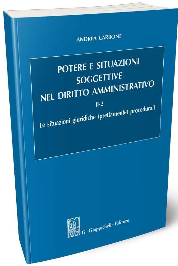Potere e situazioni sogg.dir.amm.vo - Carbone