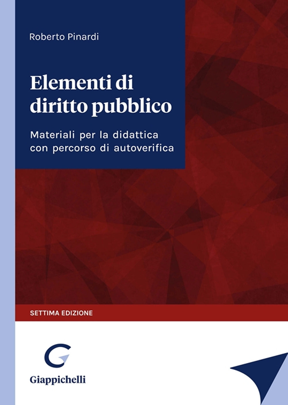 Elementi diritto pubblico 7ed. - Pinardi