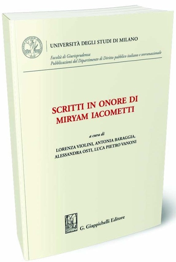 Scritti in onore di iacometti - Violini Baraggia