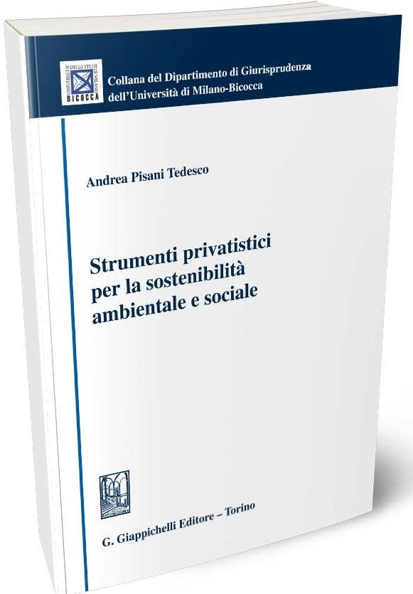 Strumenti privatistici sostenibilita' - Pisani Tedesco